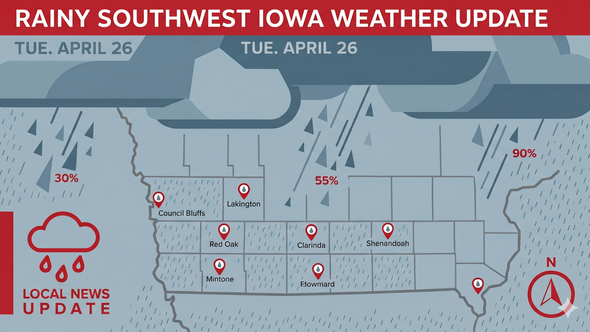 Rain Totals Reported Across Southwest Iowa
