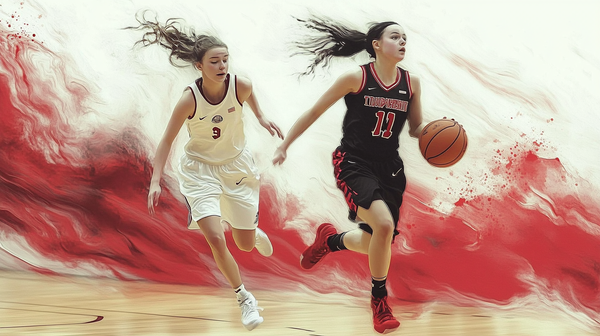 Harlan Girls' Basketball Triumphs in Playoffs, 70-25 Victory