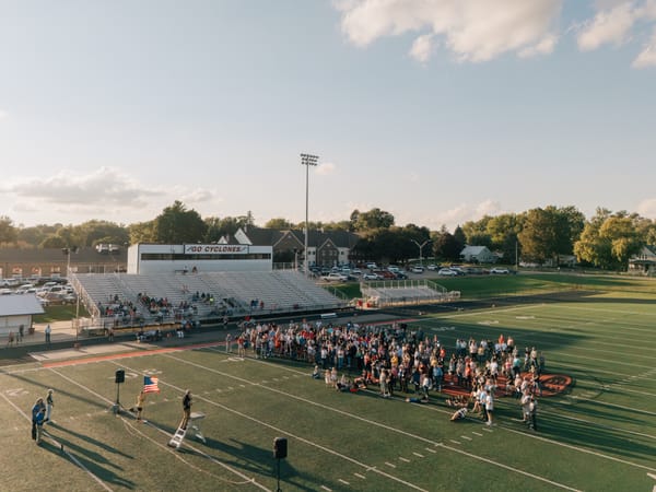 Community Prayer Rally Draws 200+ to Merrill Field Sunday Evening