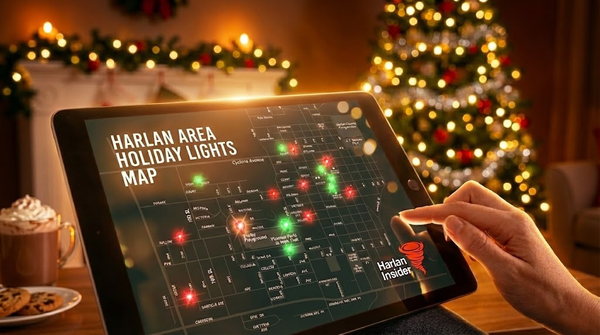 Help Us Map the Harlan Area's Best Holiday Lights